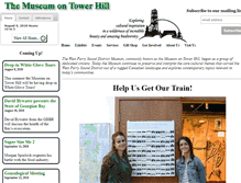 Tablet Screenshot of museumontowerhill.com